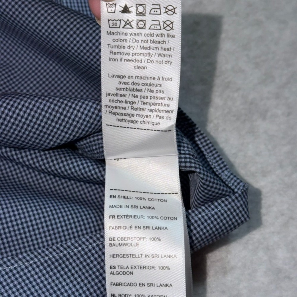 UNTUCKit Dress Shirt Mens 3XL Blue Plaid Long Sleeve Marcasin 35672 - Picture 8 of 12